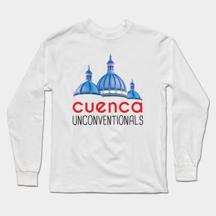 Cuenca Unconventionals with Blue Domes (Light Bg) Long Sleeve T-Shirt